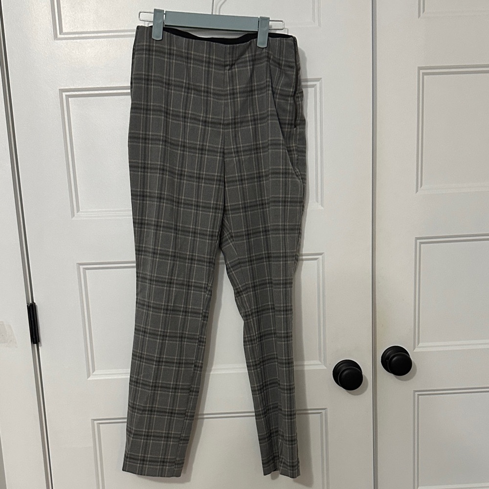 Nine West Gray Plaid Women's Pants